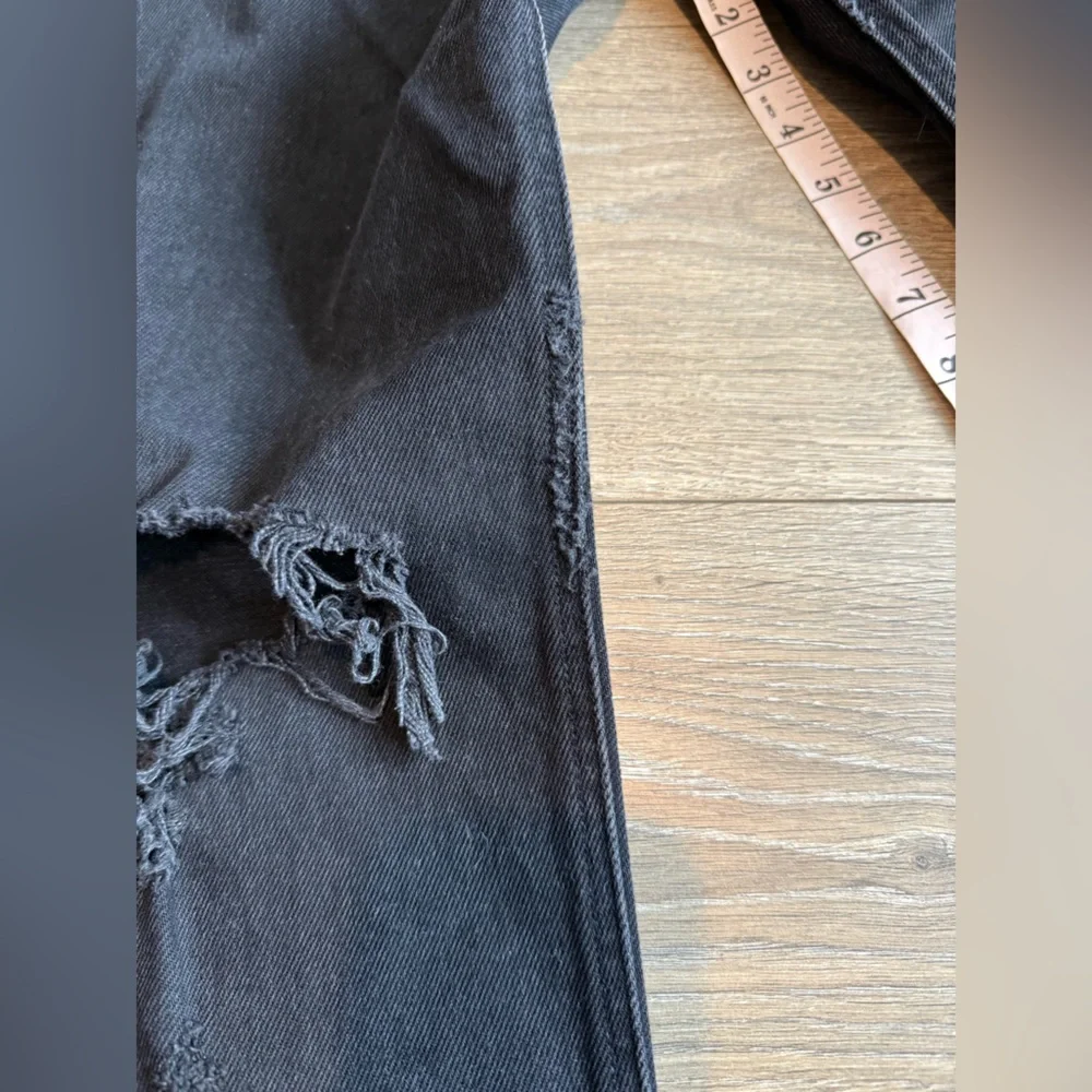 ADOLDE Cherie High Rise Straight Jean in Black 27 - Picture 9 of 12